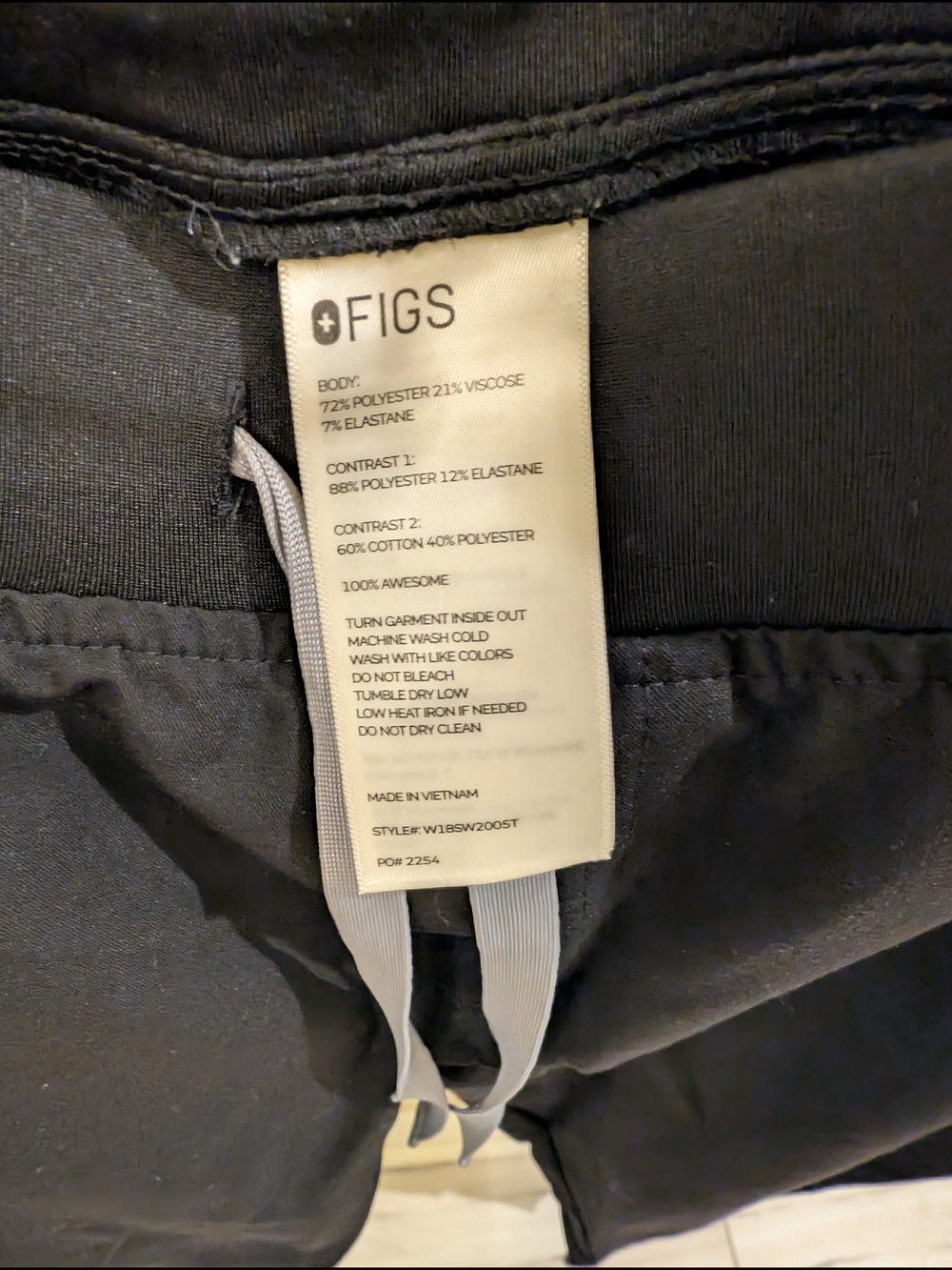 Figs Drawstring Scrub Joggers - Picture 3 of 4
